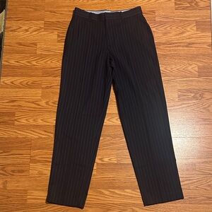 Tommy Hilfiger Blue Pinstripe Women's Trousers